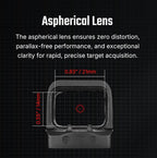 OSIGHT SE Enclosed Red Dot, 2 & 32 MOA Multi-Reticle or 6 MOA Dot