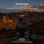 OSIGHT R Enclosed Red Dot Sight, 2&65 MOA Multi-Reticle, T1/T2 Footprint