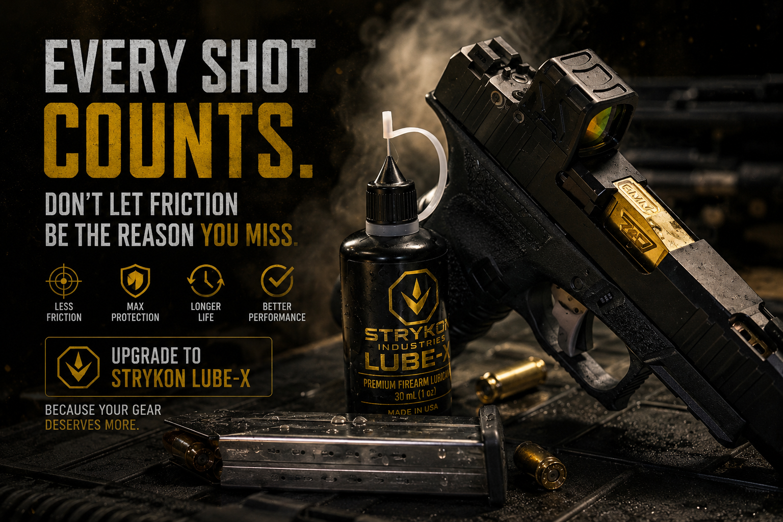 STRYKON LUBE-X – Premium Firearm Lubricant