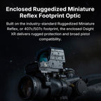 OSIGHT XR Enclosed Red Dot Sight, 2/6 & 32 MOA Multi-Reticle.