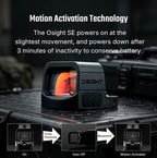 OSIGHT SE Enclosed Red Dot, 2 & 32 MOA Multi-Reticle or 6 MOA Dot