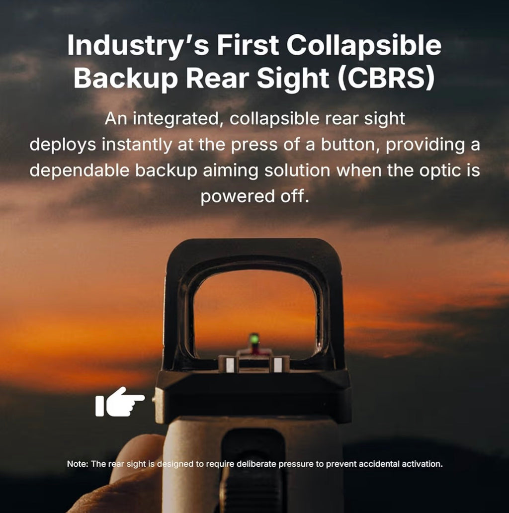 OSIGHT XR Enclosed Red Dot Sight, 2/6 & 32 MOA Multi-Reticle.