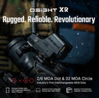 OSIGHT XR Enclosed Red Dot Sight, 2/6 & 32 MOA Multi-Reticle.