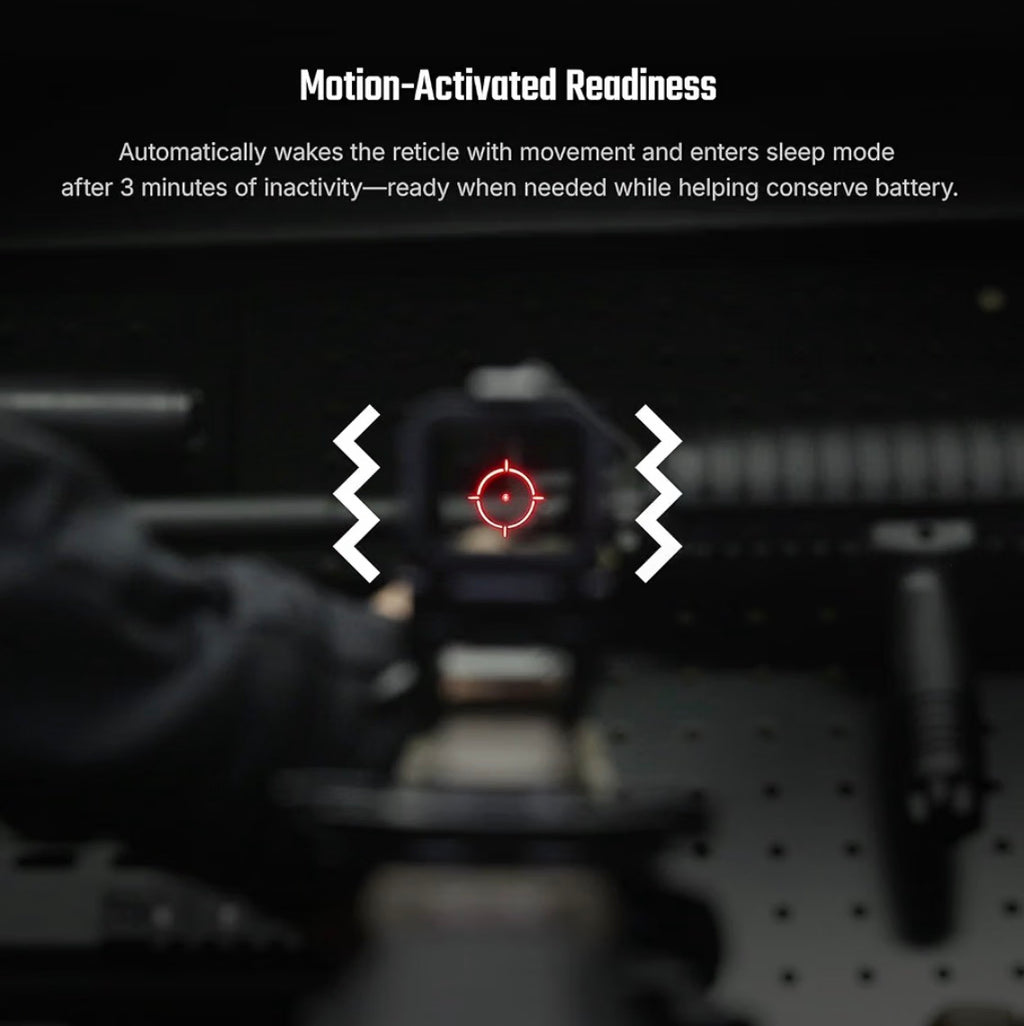 OSIGHT R Enclosed Red Dot Sight, 2&65 MOA Multi-Reticle, T1/T2 Footprint