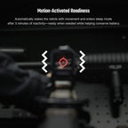 OSIGHT R Enclosed Red Dot Sight, 2&65 MOA Multi-Reticle, T1/T2 Footprint